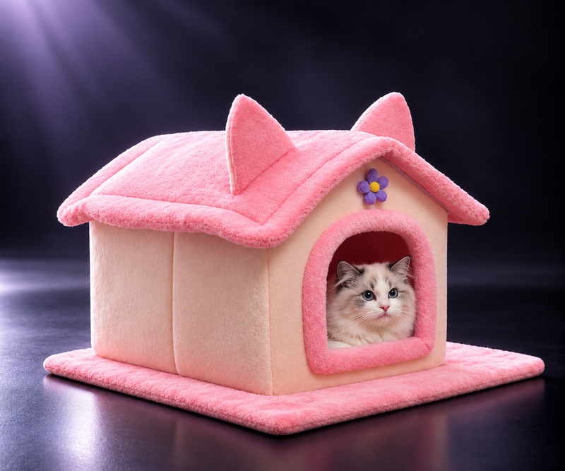 Maisonnette princesse pour chat